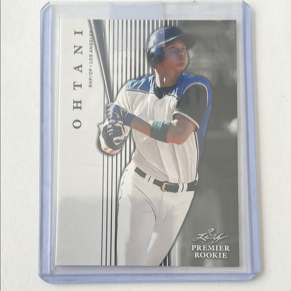 Leaf Premier Rookie Baseball Card - Shohei Ohtani